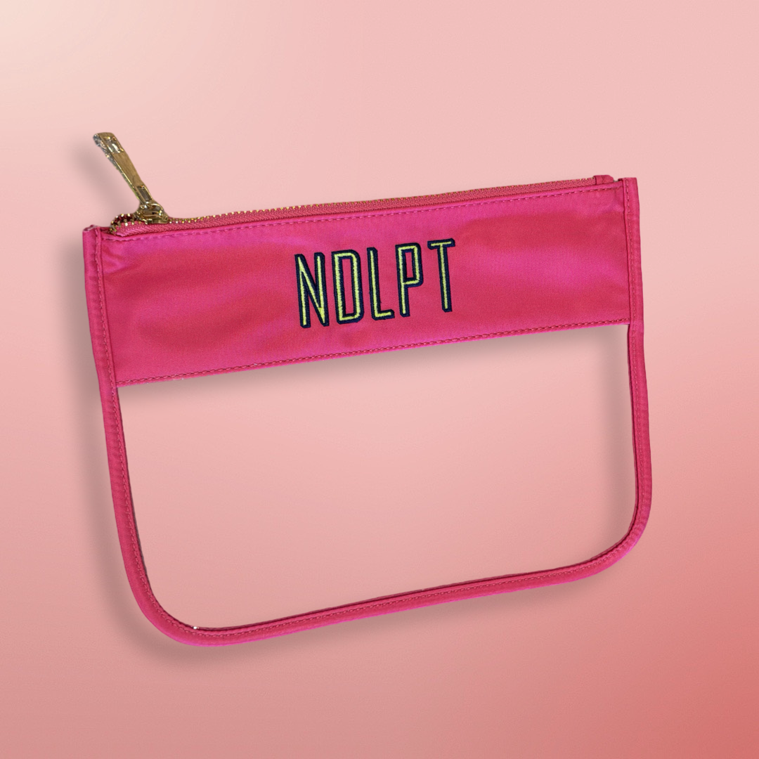 Pink & Clear NDLPT Project bag