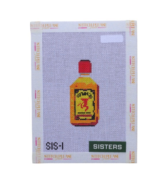 Fireball Needlepoint Bag Charm