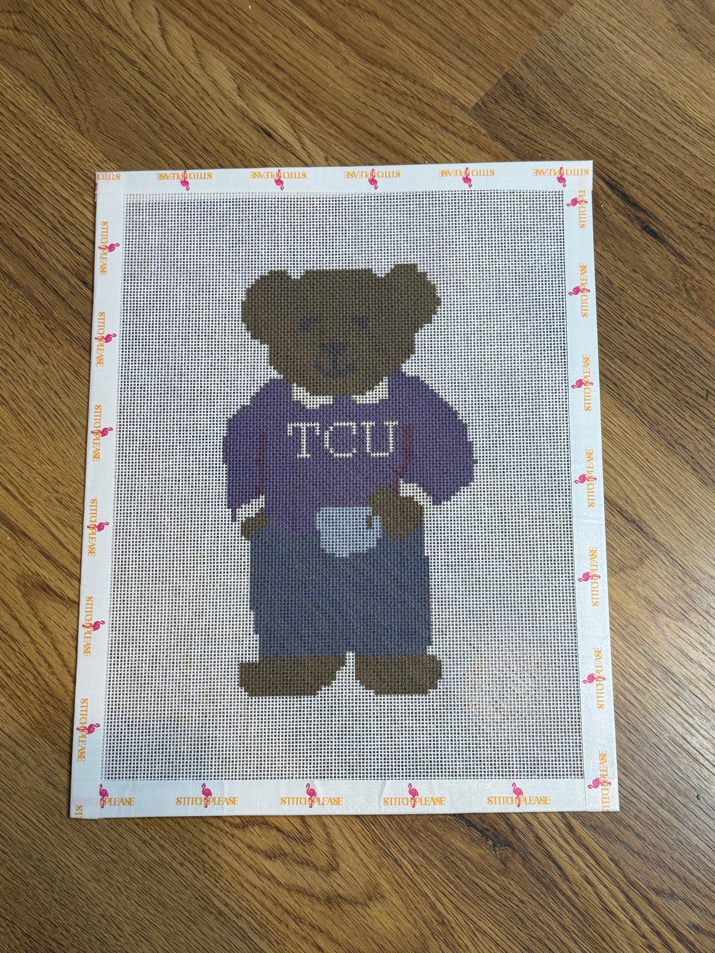 Purple University Bear