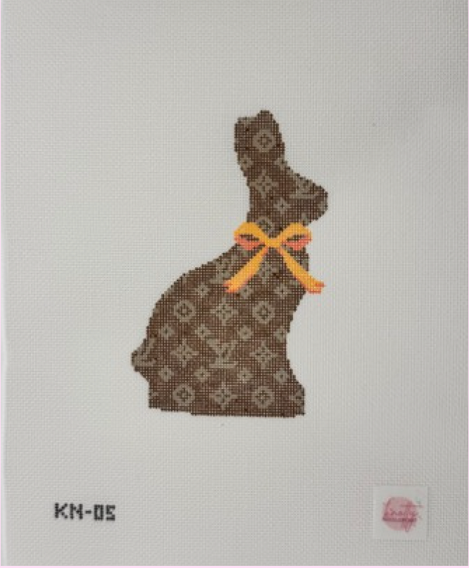 Designer Bunny with Orange Bow
