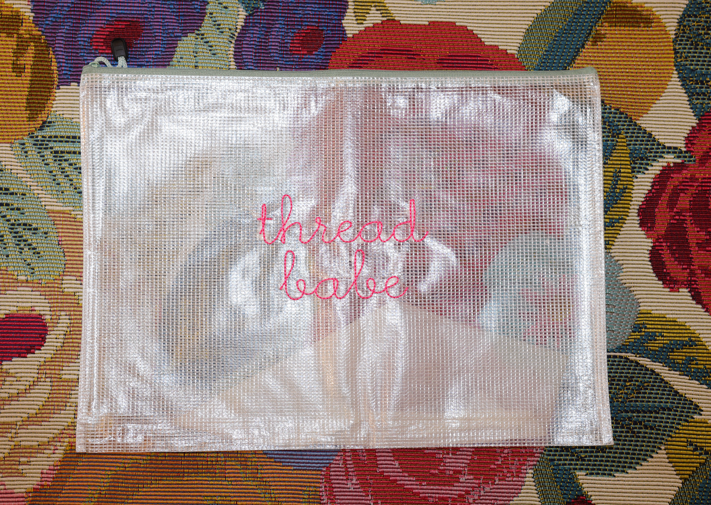 Thread Babe Project Bag (Hot Pink)