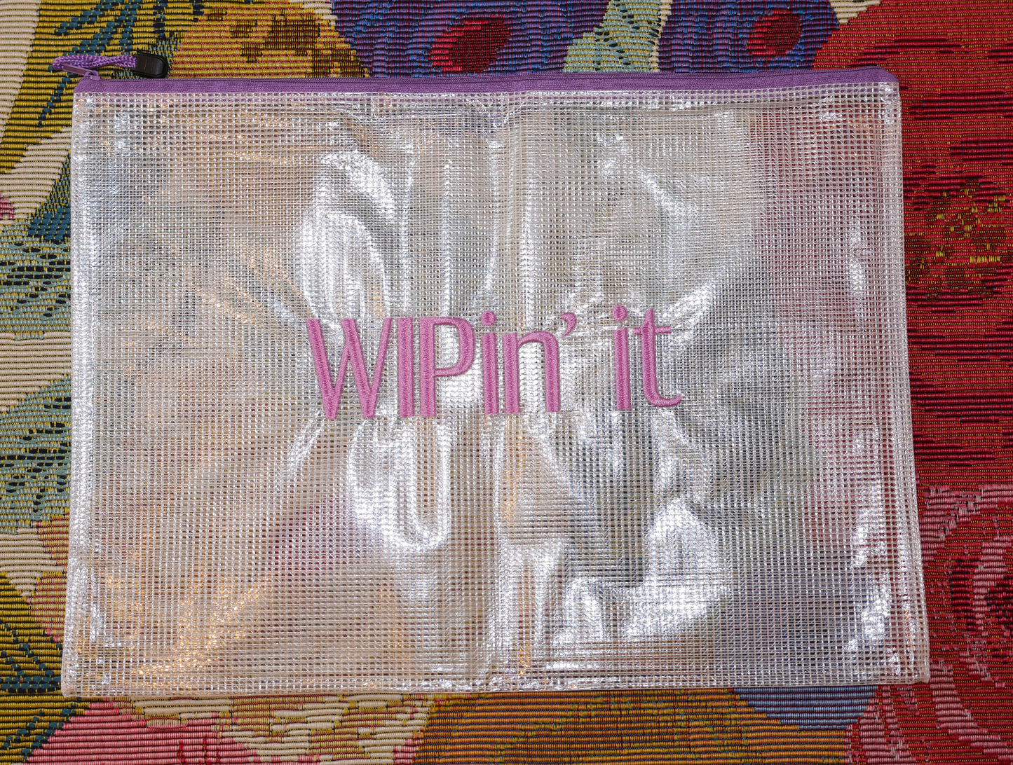 Wipin' it Project Bag (Purple)