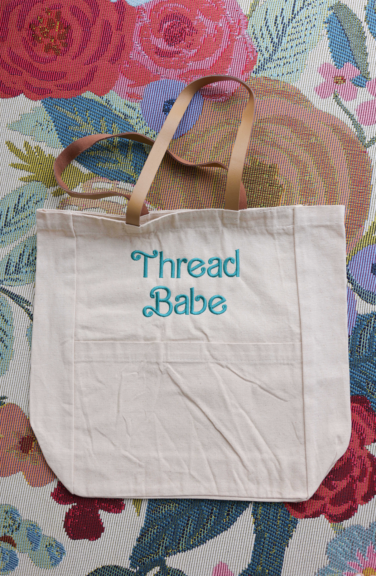 Thread Babe Leather Tote