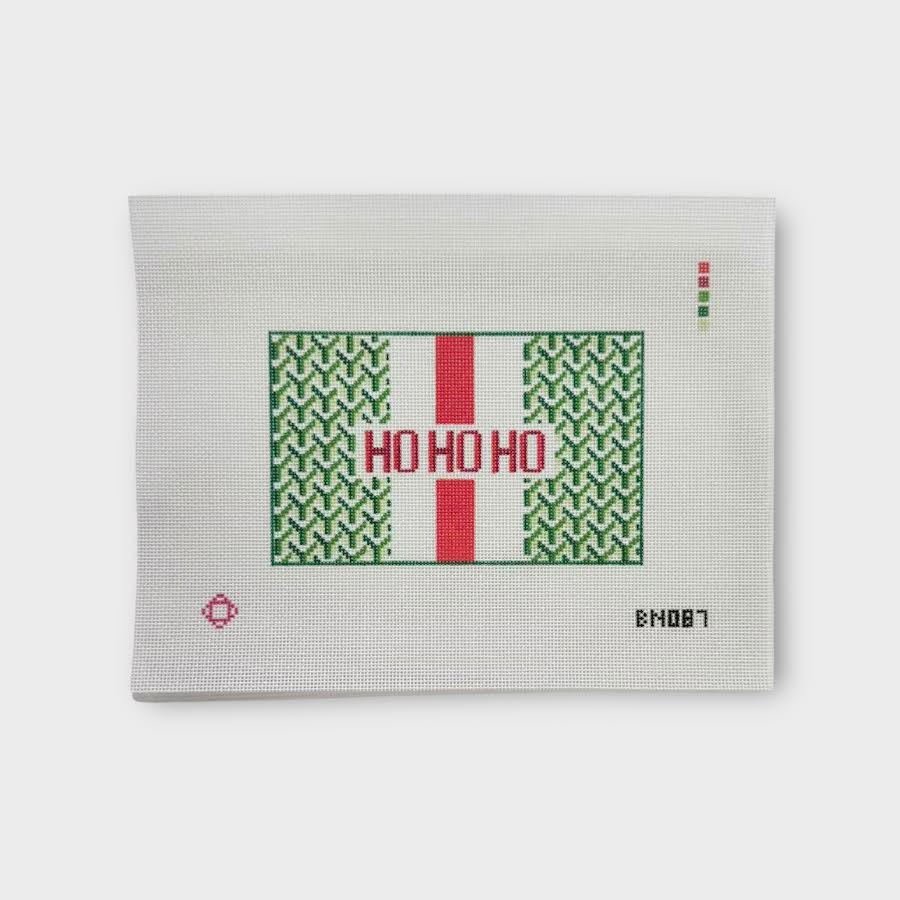Ho Ho Ho Needlepoint Clutch