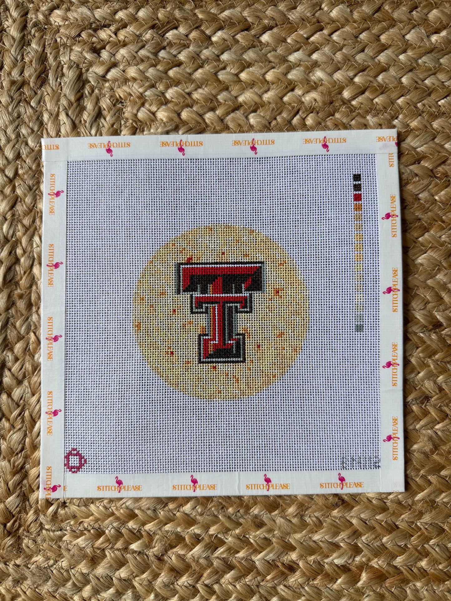 Texas tech tortilla canvas