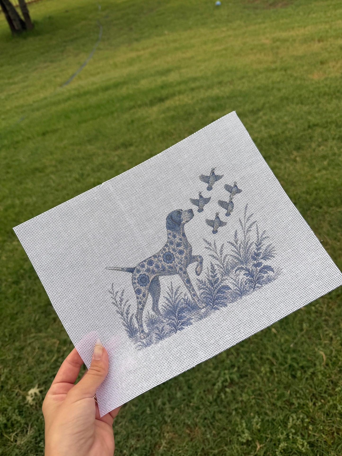 On Point! Printed canvas