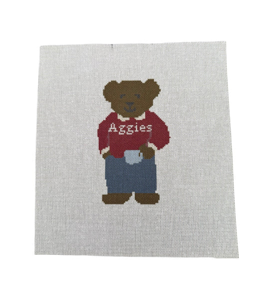 Maroon university bear