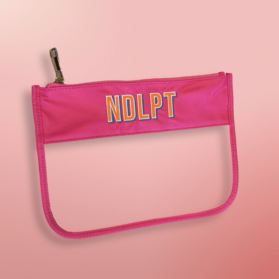 Pink & Clear NDLPT Project bag