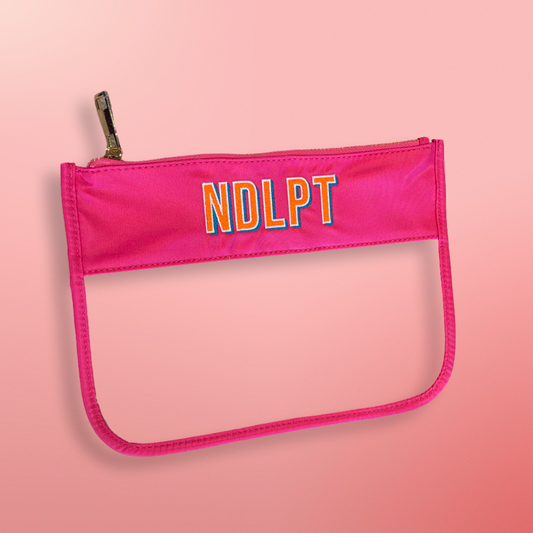 Pink & Clear NDLPT Project bag