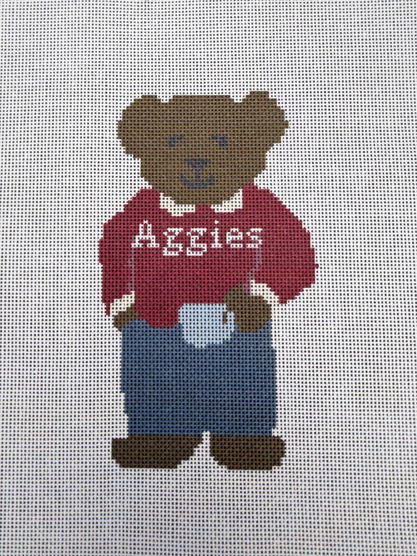Maroon university bear