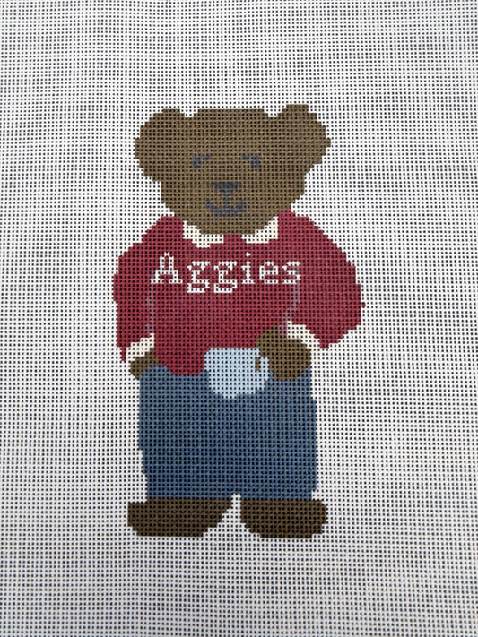 Maroon university bear