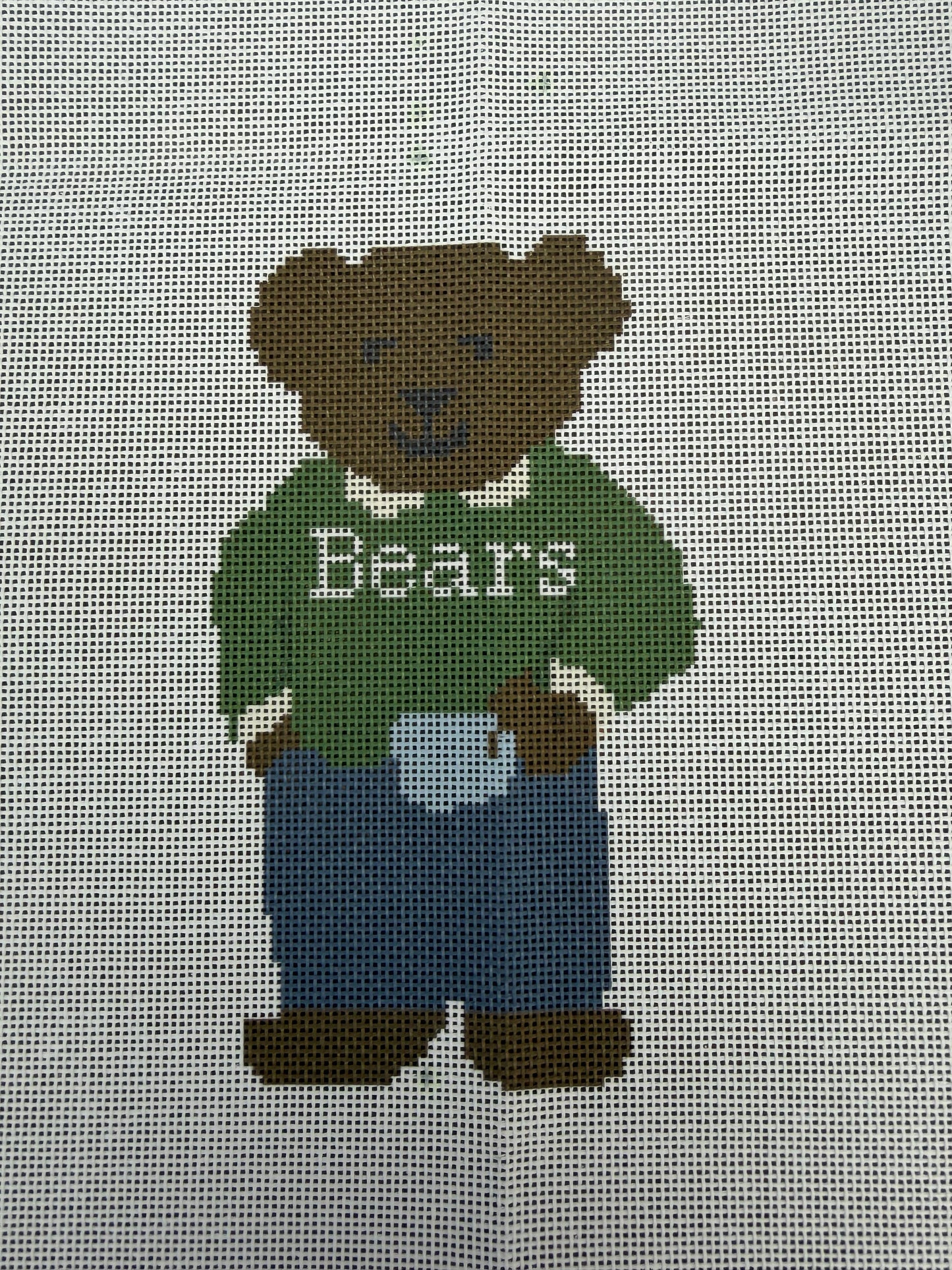 Green university bear