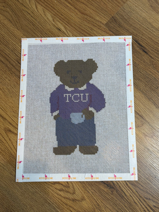 Purple University Bear