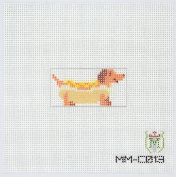 Weenie Dog Canvas