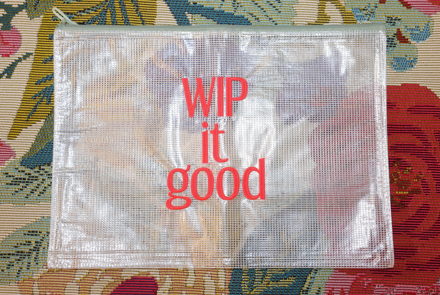 Wip it Good Project Bag (Coral)