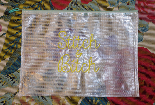 Stitch and Bitch Project Bag (Yellow)