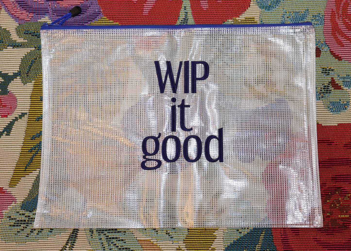 Wip it Good Project Bag (Navy)