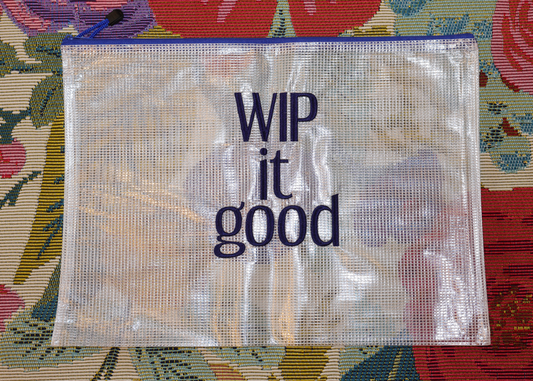 Wip it Good Project Bag (Navy)