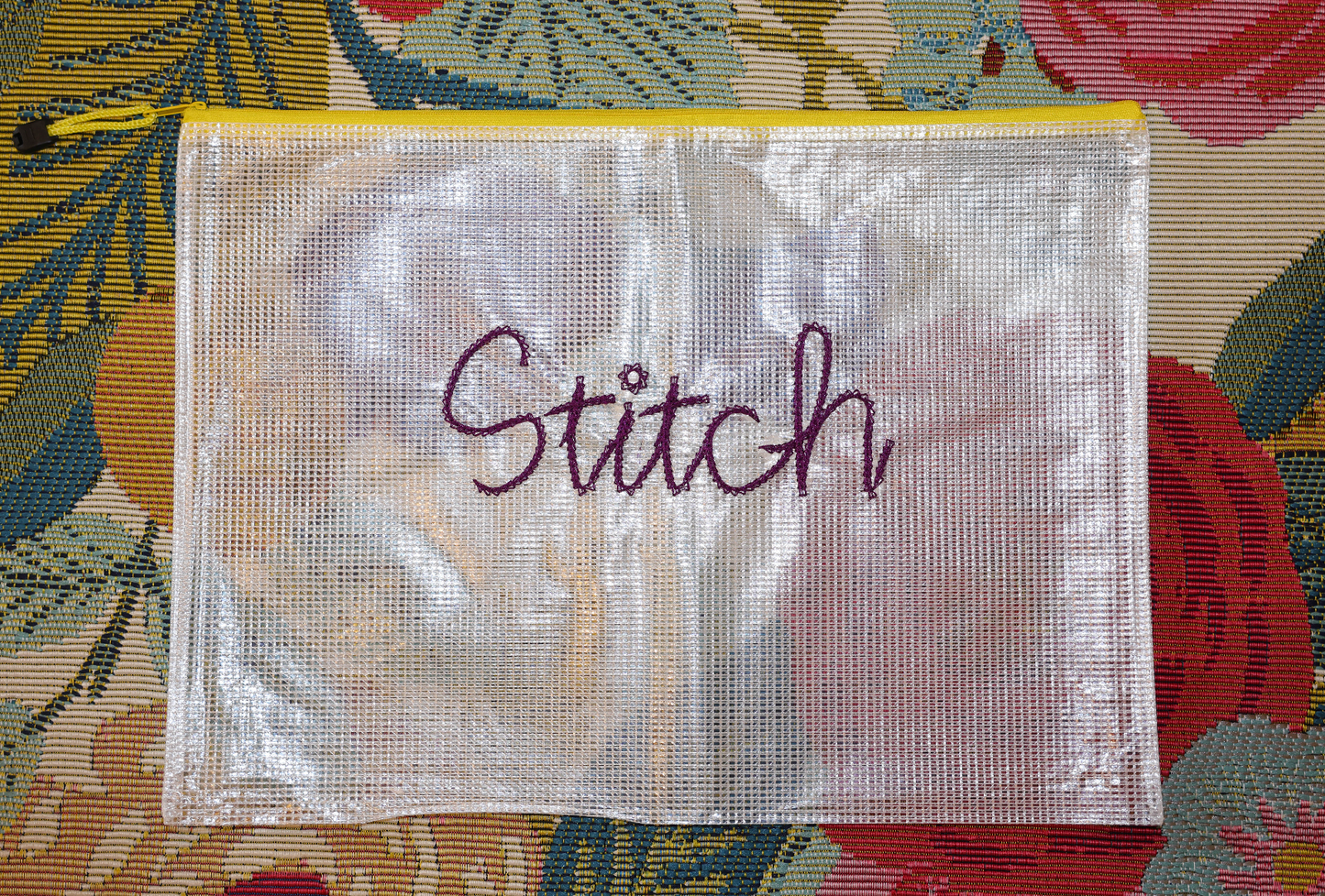 Stitch Project Bag (Purple)