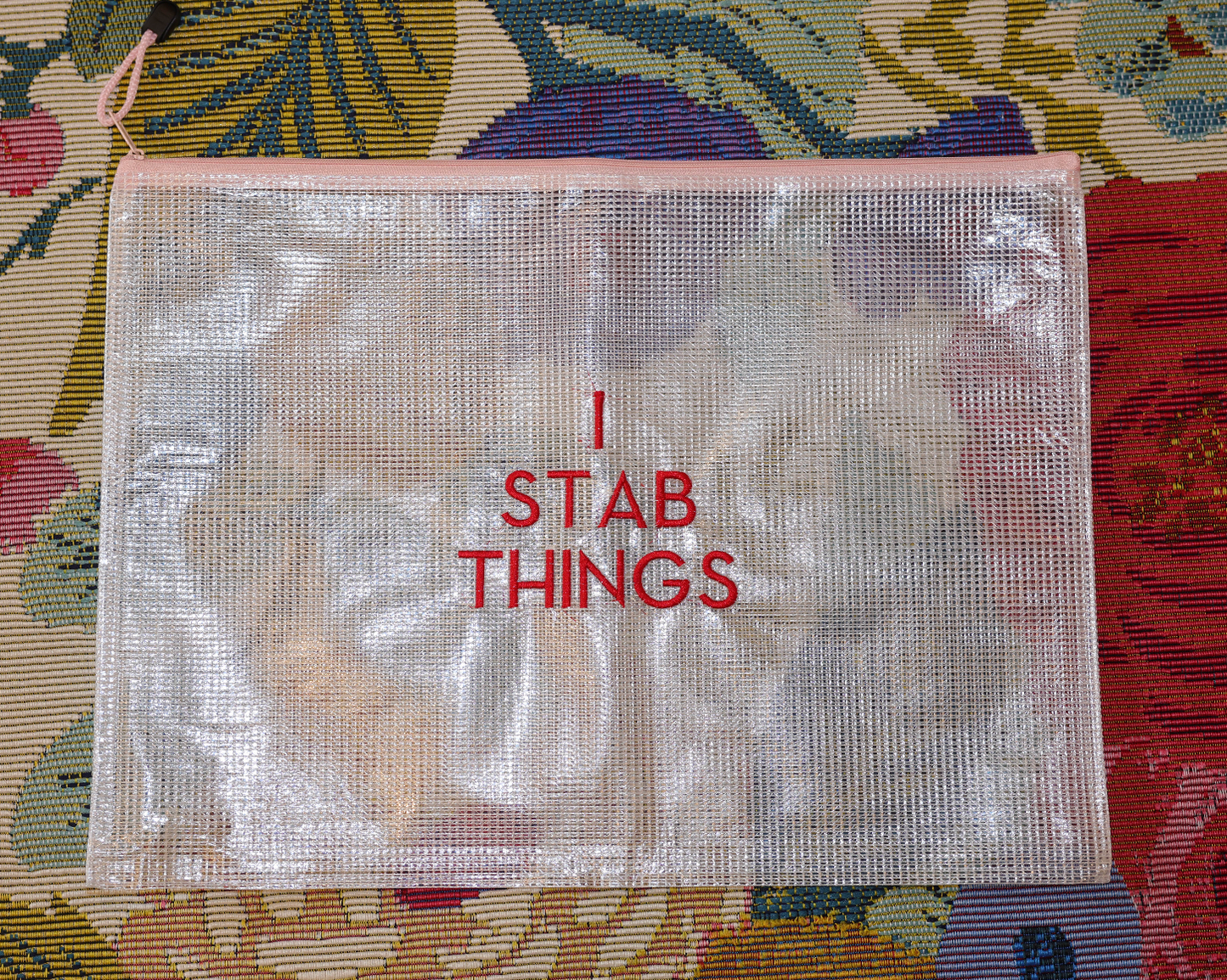 I Stab Things Project Bag (Red)