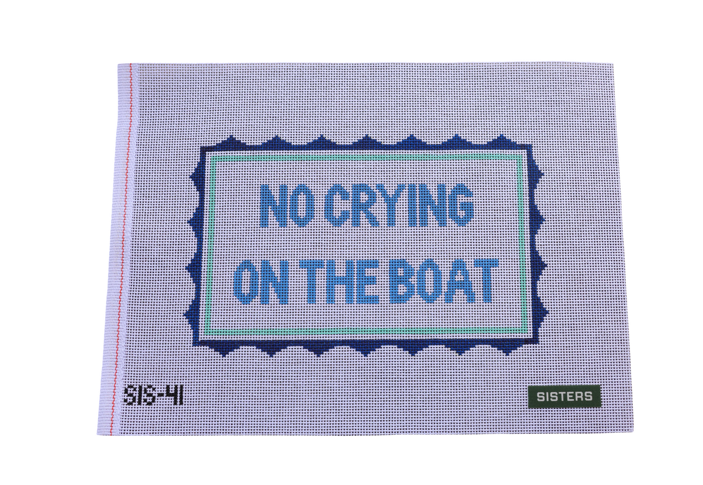 No crying on the Boat