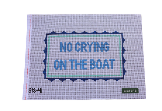 No crying on the Boat
