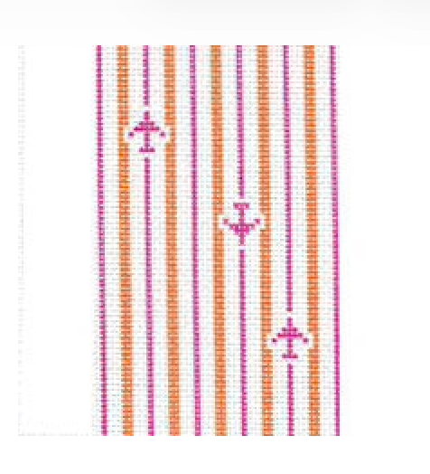Airplanes with Pink & Orange Stripe