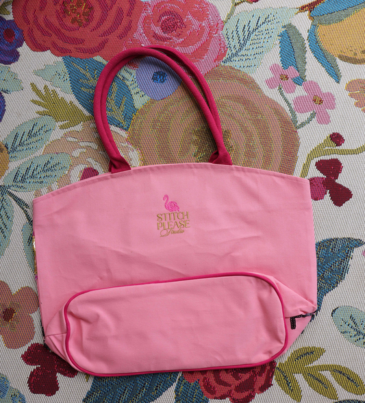 Flamingo Stitch bag