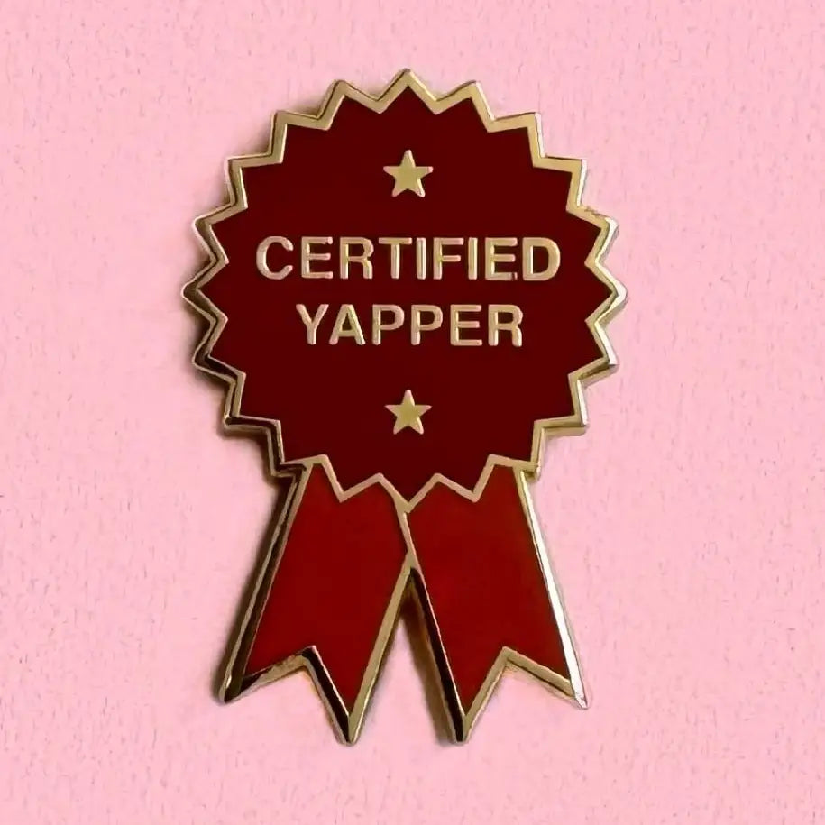 Certified Yapper Ribbon Needleminder