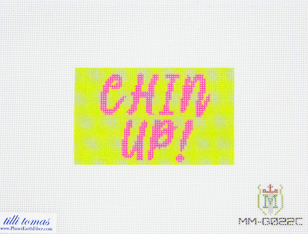 Chin Up Green and Pink